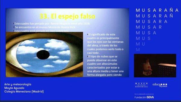 Musaraña / Mayte Aguado: Arte y meteorología