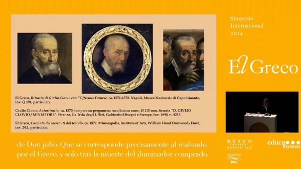 El Greco, Giulio Clovio y la maniera di figure piccole
