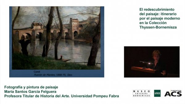 Curso: El redescubrimiento del paisaje. María Santos García Felguera: Fotografía y pintura.