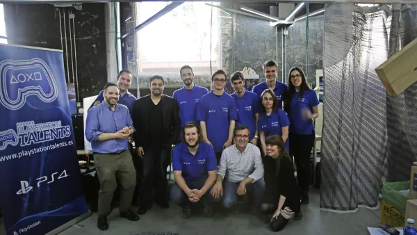 El equipo de Nubla en la presentación de Talens