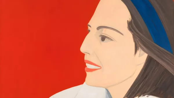 Alex Katz. La sonrisa roja, 1963
