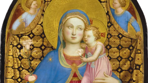 La Virgen de la Humildad. Fra Angelico (Fra Giovanni da Fiesole)