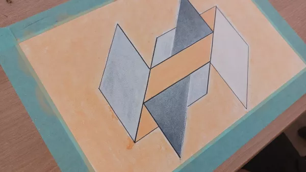 Resultados del taller 'Geometrías imposibles en color'