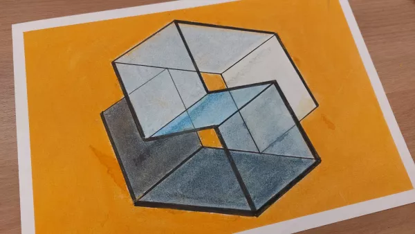 Resultados del taller 'Geometrías imposibles en color'