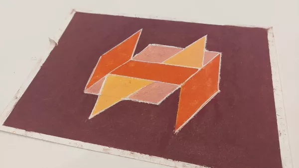 Resultados del taller 'Geometrías imposibles en color'