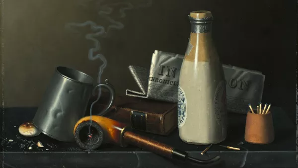 Objetos para un rato de ocio. William Michael Harnett