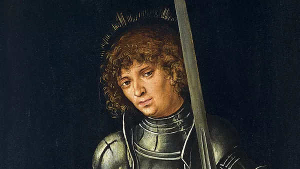 San Jorge (Ala exterior derecha). Lucas el Viejo Cranach