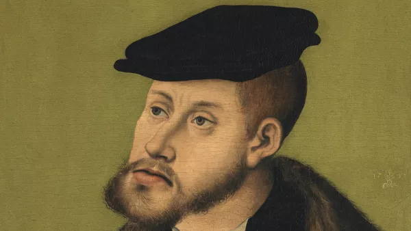Retrato del emperador Carlos V. Lucas el Viejo Cranach