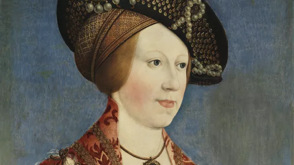 Retrato de Ana de Hungría y Bohemia. Hans Maler