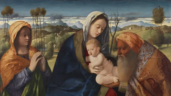 Asunto Místico ("Nunc dimittis"). Giovanni Bellini
