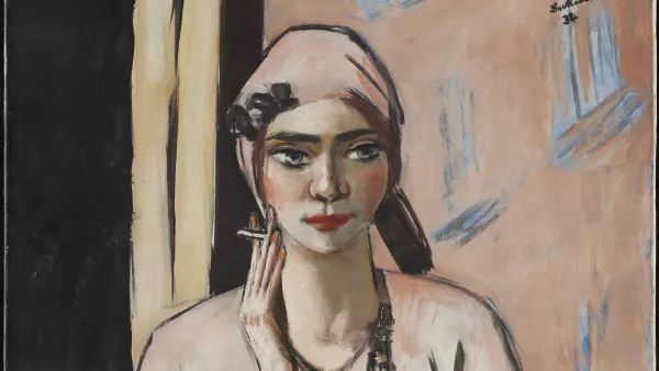 Quappi con suéter rosa. Max Beckmann