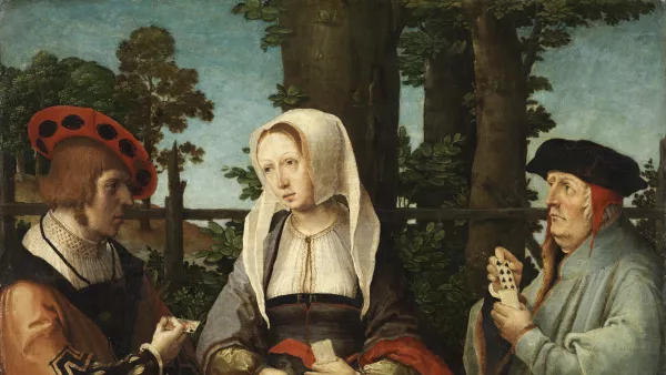 Los jugadores de cartas. Lucas van Leyden