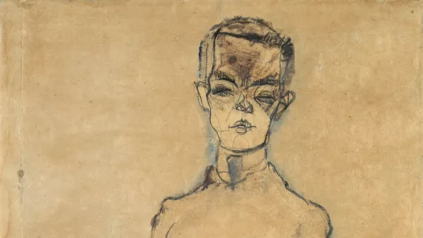 Autorretrato. Egon Schiele
