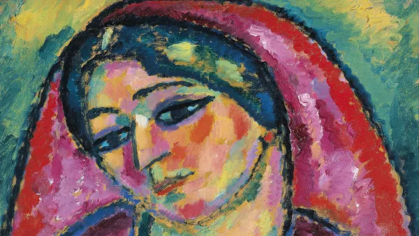 El velo rojo. Alexej von Jawlensky