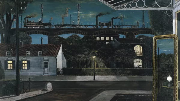 El viaducto. Paul Delvaux