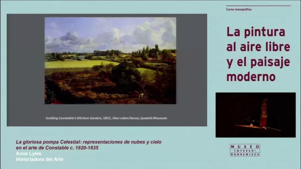 Curso "La pintura al aire libre y el paisaje moderno". Anne Lyles: La gloriosa pompa Celestial