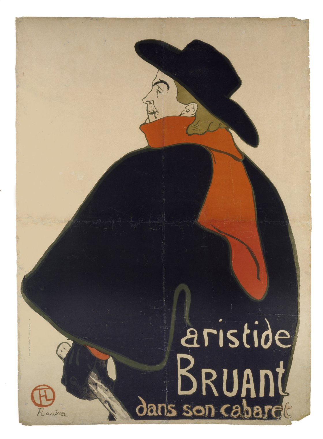 Aristide Bruant dans son cabaret. Henri de Toulouse-Lautrec Aristide Bruant dans son cabaret. Henri de Toulouse-Lautrec