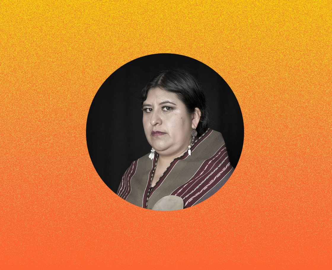 Elvira Espejo, directora del Museo Nacional de Etnografía y Folklore (La Paz) Fotografía de Elvira Espejo, directora del Museo Nacional de Etnografía y Folklore (La Paz)