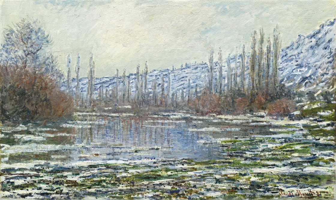 El deshielo en Vétheuil. Claude Monet