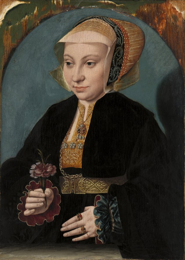 Retrato de una mujer. Bartholomäus El Viejo Bruyn