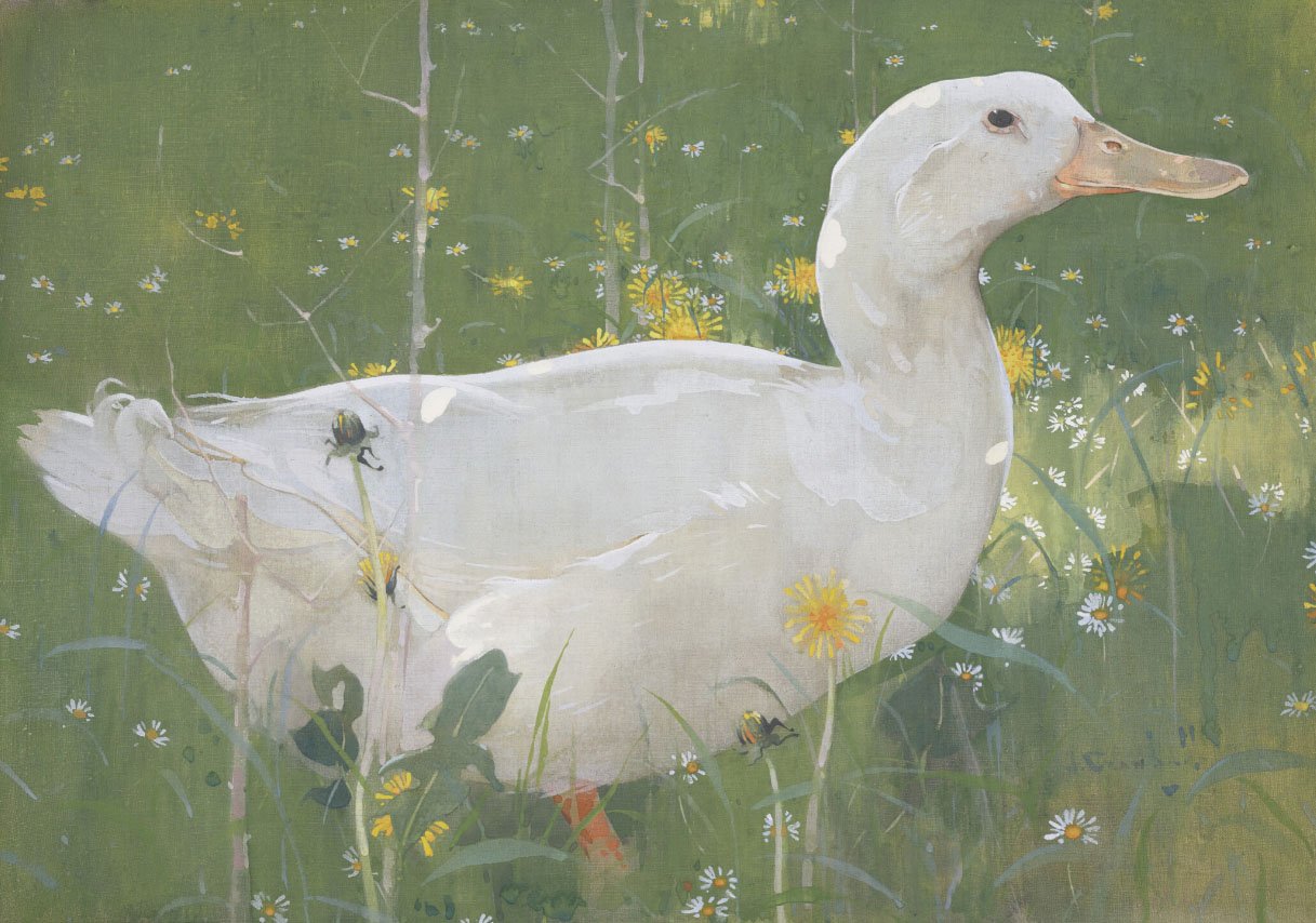 El draco blanco, hacia 1895, Joseph Crawhall