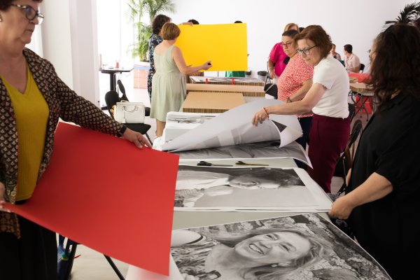 Participante durante el desarrollo de un taller