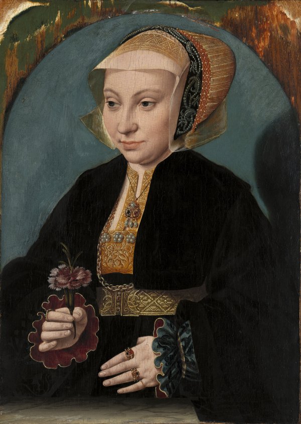 Retrato de una mujer. Bartholomäus El Viejo Bruyn