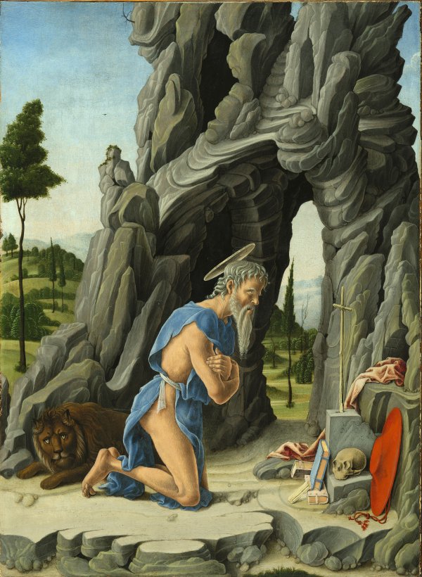 San Jerónimo en el desierto