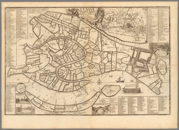 Mapa de Venecia, 1725