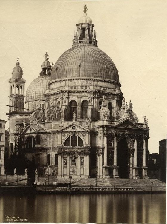 Fotografía de Carlo Naya, iglesia de Santa María della Salute