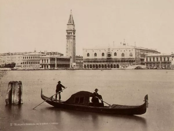 Carlo Naya, Vista de Venecia, s.f. Fotografía de Carlo Naya, Vista de Venecia