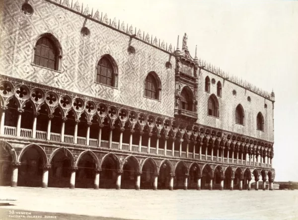 Carlo Naya, Palacio Ducal de Venecia, hacia 1833 Fotografía de Carlo Naya, Palacio Ducal de Venecia