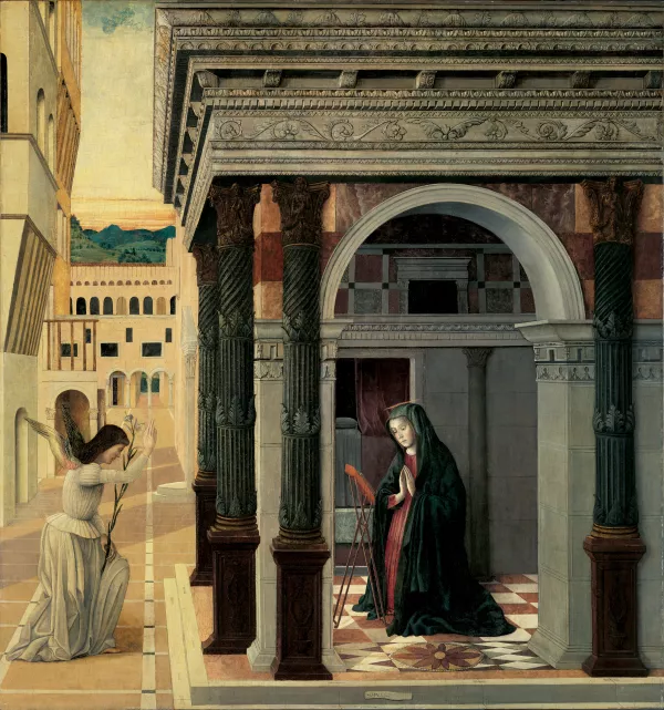 La Anunciación. Gentile Bellini La Anunciación. Gentile Bellini