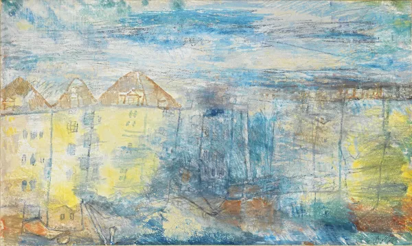 Vista a una plaza. Paul Klee