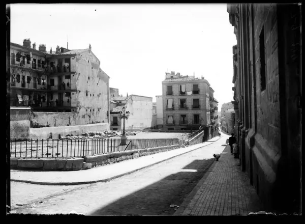 Corrala en Lavapiés, Madrid, hacia 1930