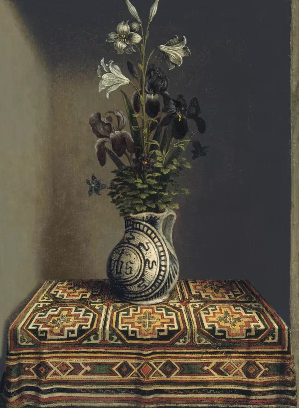 Florero (reverso). Hans Memling Florero (reverso). Hans Memling