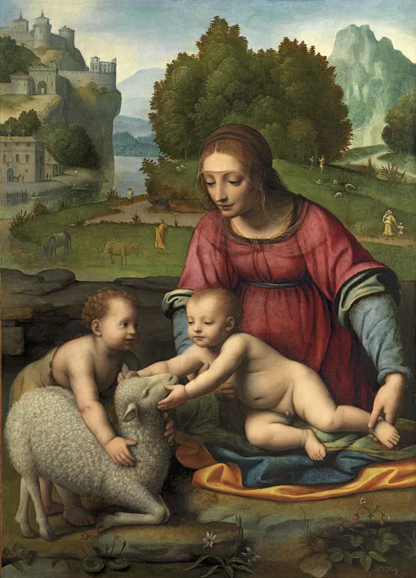 La Virgen con el Niño y san Juanito