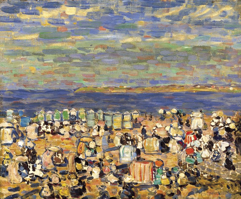 Maurice Prendergast. La playa de St. Malo Maurice Prendergast. La playa de St. Malo