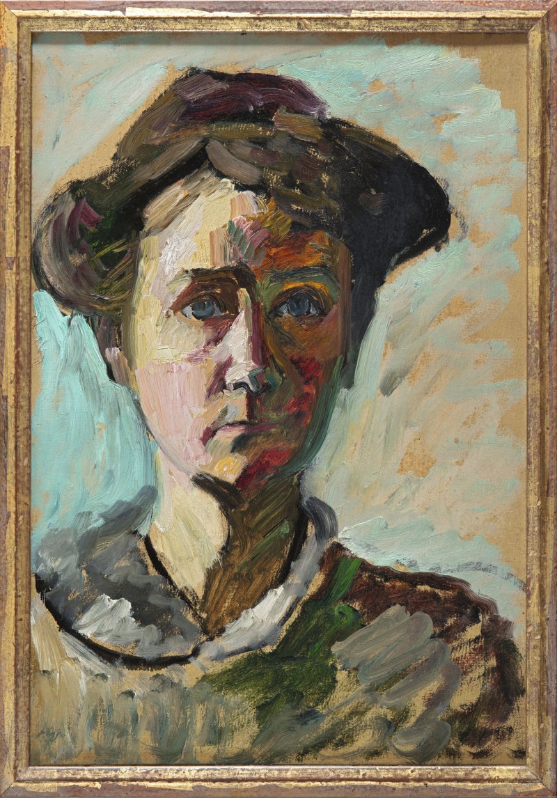 Autorretrato. Gabriele Münter Autorretrato. Gabriele Münter