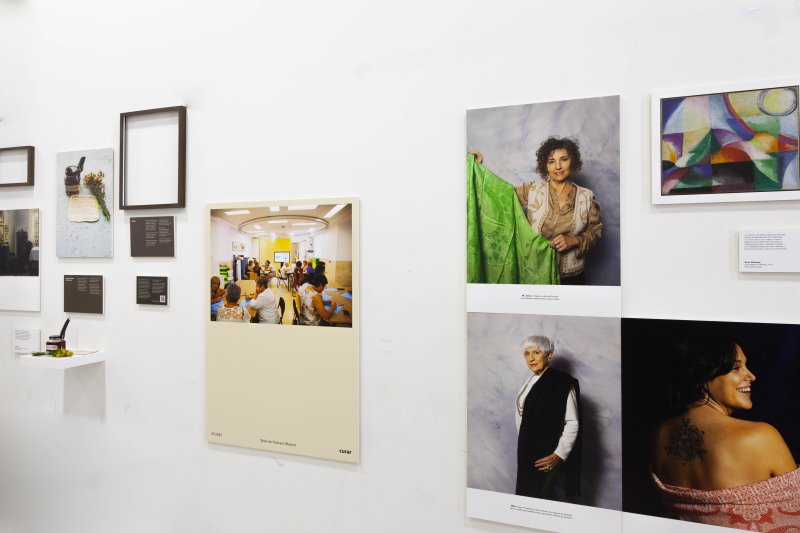 Sala de exposición de la muestra