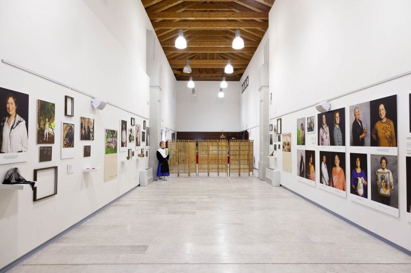 Sala de exposición de la muestra