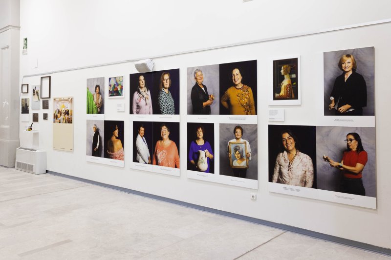 Sala de exposición de la muestra