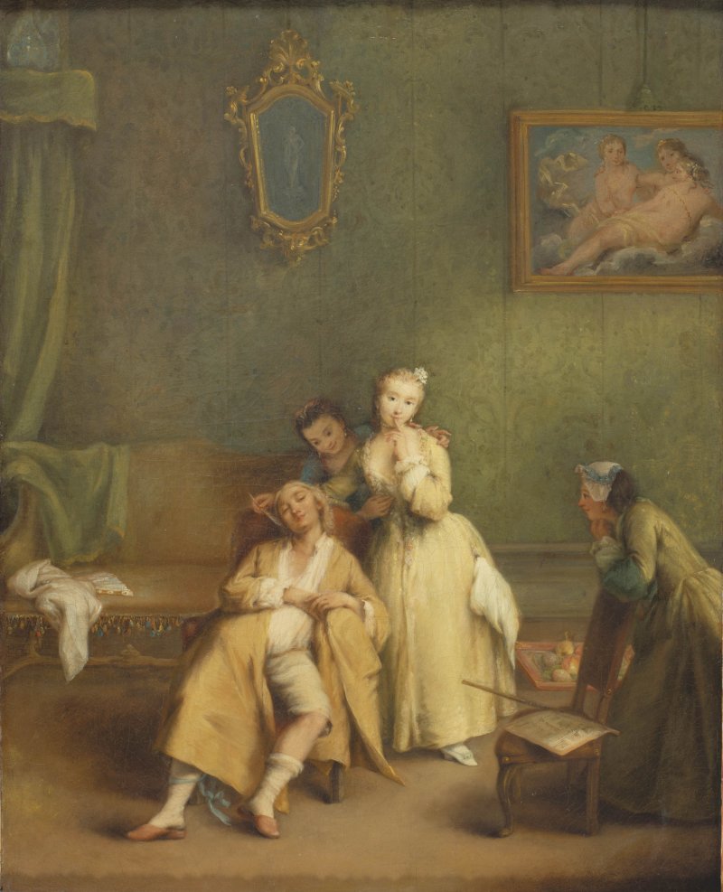Las cosquillas. Pietro (Pietro Falca) Longhi