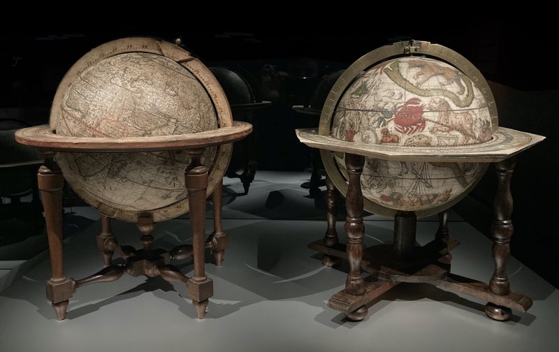 Matthäus Seutter, Globo terrestre y Globo celeste, hacia 1710