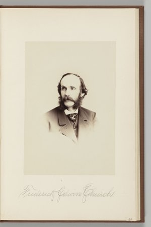 Napoleon Sarony, Frederic Edwin Church, hacia 1868 Fotografía del pintor Frederic Edwin Church