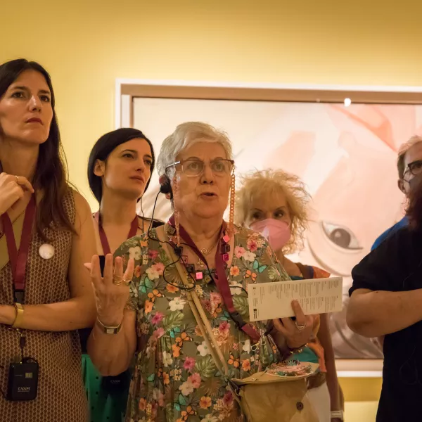 Participantes del proyecto Visitantes en el museo