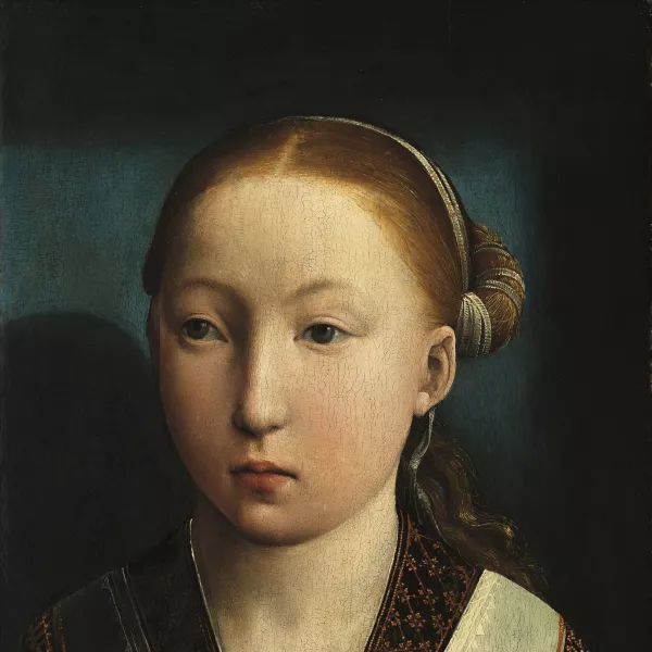 Retrato de una Infanta Catalina de Aragón (?). Juan de Flandes Retrato de una Infanta Catalina de Aragón (?). Juan de Flandes