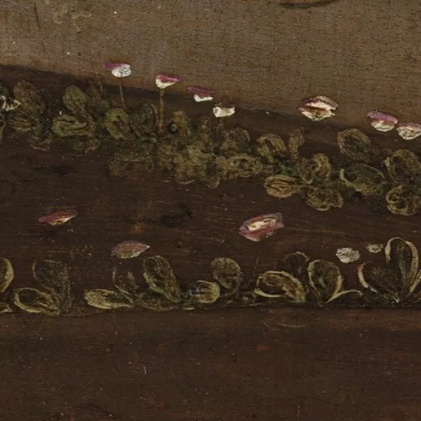 Jan Provost, Retrato femenino de donante (detalle), hacia 1505 Jan Provost, Retrato femenino de donante (detalle), hacia 1505