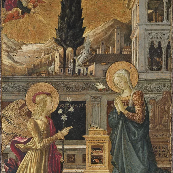 La Anunciación. Benedetto Bonfigli