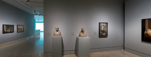 Interior de la exposición Realistas de Madrid en el Museo Thyssen-Bornemisza